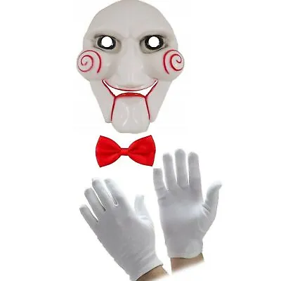 Scary Clown Puppet Costume Horror Accessory Set Halloween Fancy Dress Unisex • £9.73