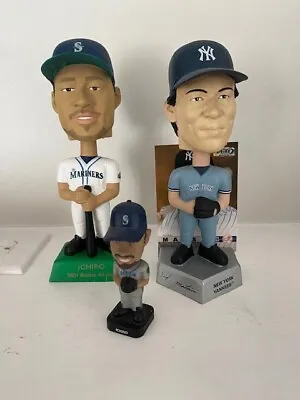 Ichiro Suzuki Seattle Mariners And Hideki Matsui NY Yankees Bobblehead Lot  • $10