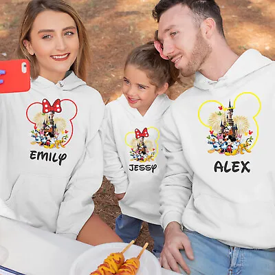 Personalized Disneyland Paris Hoodie Family Matching Disney Trip 2024 Gift Top • $23.99