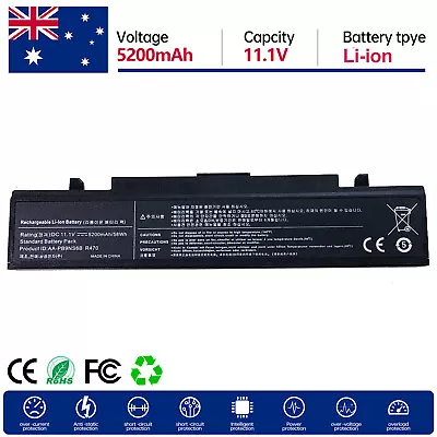 Battery For Samsung NP-R580-JS01CZ NP-RC720-S02ES NP-RC720-S01SE NP-R580-JS03SE • $57.98