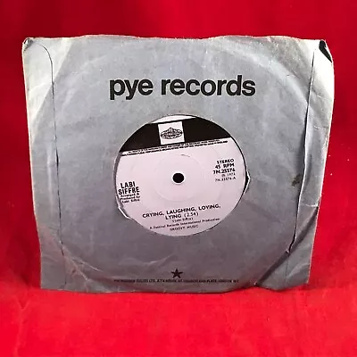 LABI SIFFRE Crying Laughing Loving Lying 1972 UK 7  Vinyl Single PYE Record • £7.99