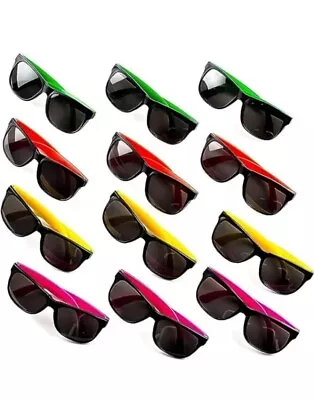 Kids Sunglasses With Uv Protection - Party Favors - 24 Pack - Bulk Pool Party Fa • $20.99