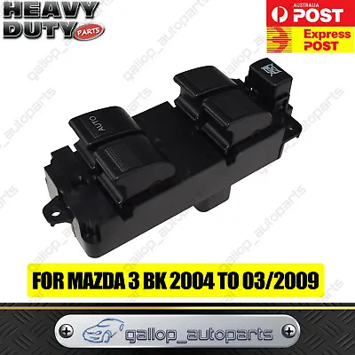 NEW Master Power Window Switch Control Fit For Mazda 3 BK 2004-2009 4 Buttons AU • $44.95