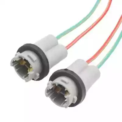 2x 501 W5W T10 BULB HOLDER SOCKET PRE WIRED LED HALOGEN LAMP RUBBER SEAL PLASTIC • £6.49