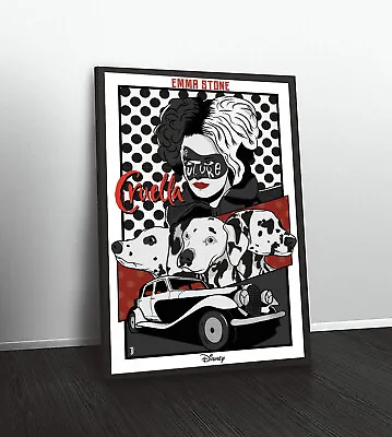 $20.99 • Buy Cruella Movie Poster - Emma Stone - Poster Art