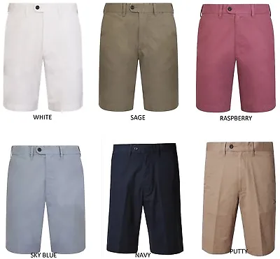 £14.99 • Buy Ex M&S Men's Shorts Cotton Pants Trousers Knee Length Trekking Adjustable Waist