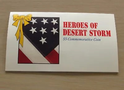 Republic Of The Marshall Island4#5 Heroes Of Desert Storm $5 Commemorative Coin • $12.99