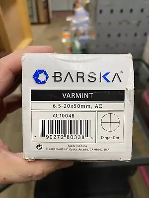 Barska 6.5-20X50 Varmint Riflescope W/ Fine Crosshair  AC10048 • $75