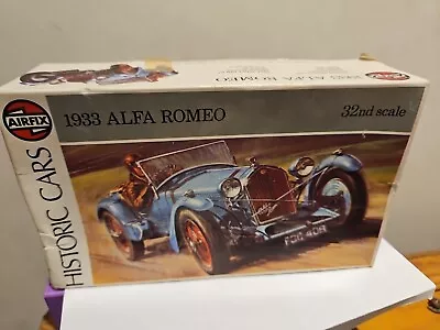 Airfix Historic Cars 1/32 1933 Alfa Romeo Model Kit - COMPLETE Untouched  • £20