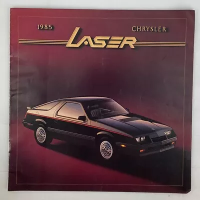 1985 Chrysler Laser Dealer Showroom Sales Brochure Guide Catalog • $7.96