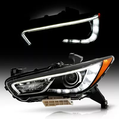 [LEFT]Factory Style Xenon HID Projector Headlight For 2016-2018 Infiniti QX60 • $440.75