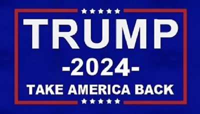 U.S. President Donald J. Trump 2024 - Take America Back Magnet • $6.99