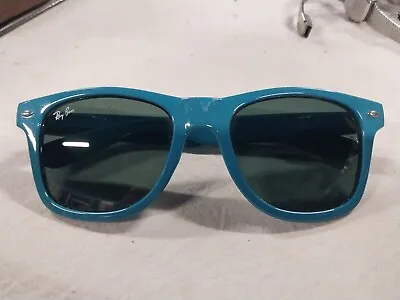 1990s Ray-Ban MOD 300 Blue Sunglasses MADE IN USA With Case • $49.95