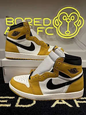 Nike Air Jordan 1 High OG AJ1 Yellow Ochre Men Casual Shoes Sneakers DZ5485-701 • $375