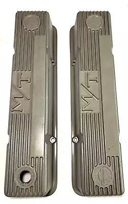 Mickey Thompson M/T 3276000 Small Block Chevy Aluminum Pair Finned Valve Covers • $199.95
