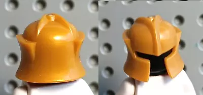 LEGO Gold Battle Helmet Eye Hole Slit Molded Gladiator Midevil Ninja Castle King • $3.79