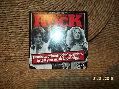 £0.50 • Buy QUIZ - THE ULTIMATE CLASSIC ROCK CD-ROM MUSIC Card Sleeve
