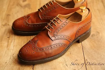 Joseph Cheaney Brown Leather Derby Brogue Shoes UK 10.5 US 11.5 EU 44.5 • £75