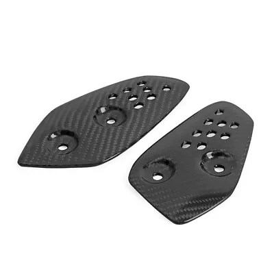 Carbon Fiber Motorcycle Heel Guard Plates Twill For YAMAHA MT07 FZ07 2013- 2018 • $59.99