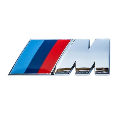 1X NEW SIZE M SPORT LOGO BADGE STICKER BOOT TRUNK FITS BMW M 3 5 X Series • $17.50