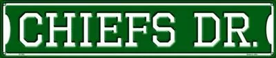 Chiefs Dr Street Sign 5  X 24  Wall Decor - DS • $29.95