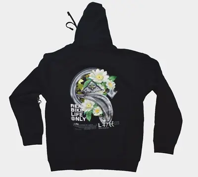 SIG X LRG Mens Loud Pipes Real Bike Life Only Black Pullover Hoodie NWT M-3XL • $29.99