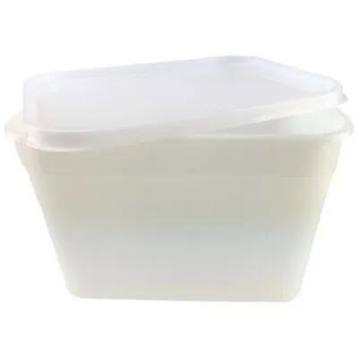 Ice Cream Container With Lid - 4 Litre - Recyclable Polypropylene - Pack Of 20 • £27.99