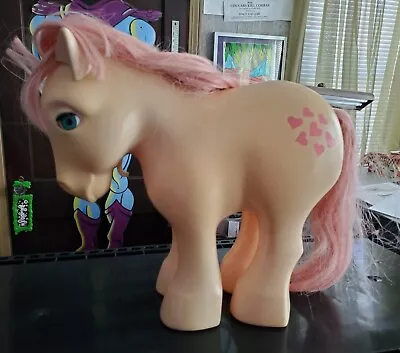 10  Tall Vintage My Pretty Pony MLP G1 Peachy Blinks! Ear Wiggle! Tail Wiggle! • $140