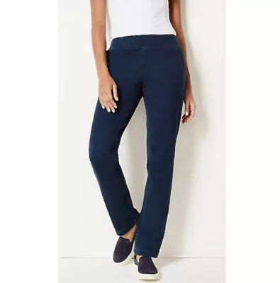 J Jill Sz L Pure Jill Blue Indigo Tapered Ankle Pants • $24.99