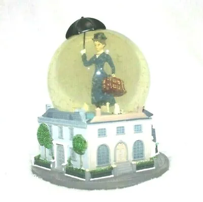 Disney Mary Poppins Musical Snow Globe Blue Dress 17 Cherry Tree Lane Collection • $52.15