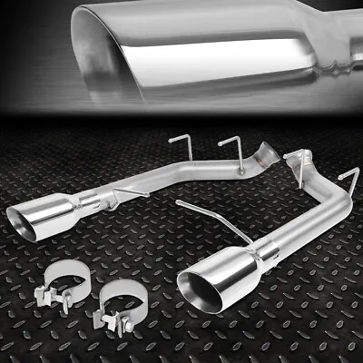 For 11-14 Ford Mustang 5.0L 5.4L S.Steel 4  Muffler Tip Axle Back Exhaust System • $168.88