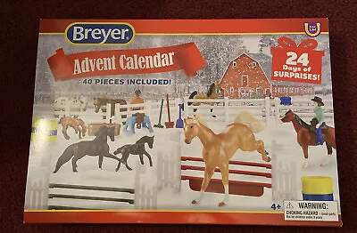 NIB Breyer Advent Calendar 40 Piece Set Mini Whinnies Horses Christmas Holiday • $34.95