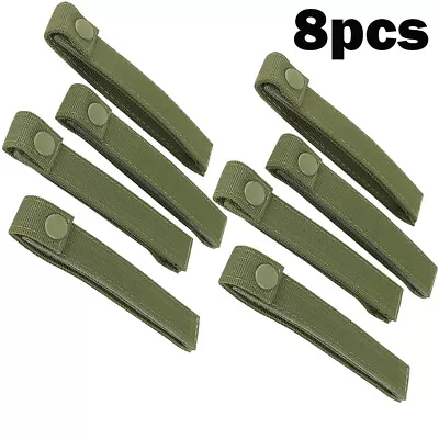 8x 6  MOD MOLLE PALS Modular Web Gear Replacement Tie Straps Green • $15.56