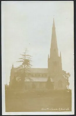 £3.95 • Buy St Mary's Church, SNETTISHAM, Norfolk. Pre-1914 Vintage RP Postcard. Free Post