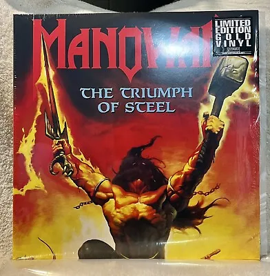 MANOWAR - The Triumph Of Steel- Limited Ed. 2 X LP Colored Vinyl NEW UNSEALED   • $75