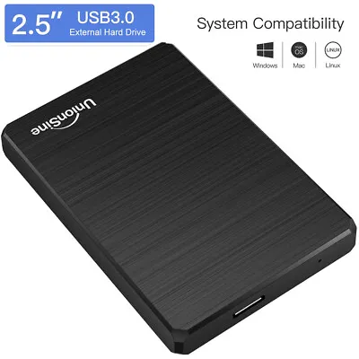 £13.99 • Buy UnionSine 500GB 1TB External Hard Drive USB 3.0 2.5  Mac PC Laptop PS4 Xbox HDD