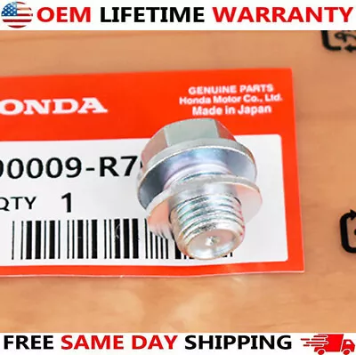 OEM For Honda/Acura Engine Oil Pan Drain Bolt Plug With Washer 90009-R70-A00 USA • $5.45