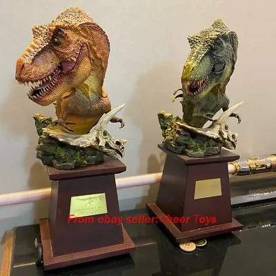 2pcs Dam Toys MUS001A B Statue T-Rex Bust Figure Collection Series Dinosaur   • $460