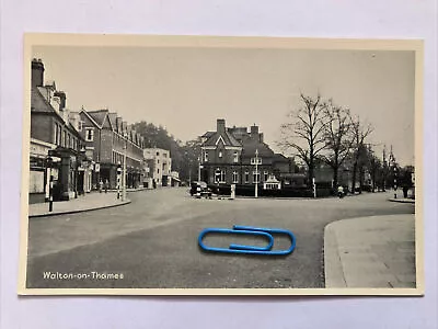 Walton-On-Thames Animated Street View Junction High Street Ashley Road 1950’s • £5.75