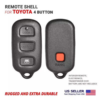  Keyless Entry Remote Key Shell For Toyota 4 Button With Window Button • $15.30