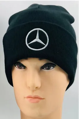 $35 • Buy Mercedes-Benz Fleece Lined Embroidered Knit Cap 'The Autobahn Collection'