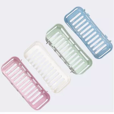 £6.99 • Buy Corner Shelf With Suction Shower Rack Organizer Cup Bathroom Wall Storage Select