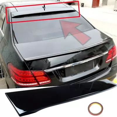 For 2010-2016 Mercedes E Class W212 Gloss Black Rear Window Roof Spoiler Wing • $66.25