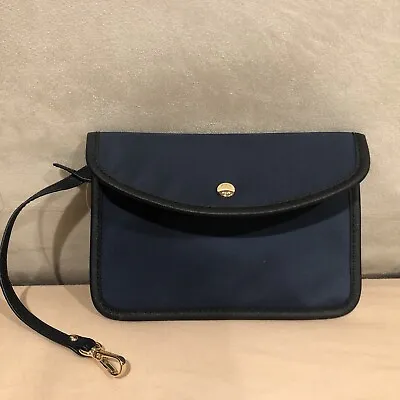 New Michael Kors Sport/casual Nylon Water Resistant Navy Wristlet Clutch • $50