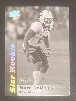 Marc Anthony 2013 Upper Deck Star ROOKIE Black & White Glossy /10 #162  • $9