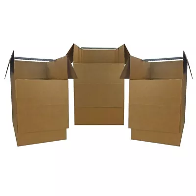 UBMOVE Space Savers Wardrobe Moving Boxes With Hanger 20  X 20  X 34  (3 Pack)  • $39.95