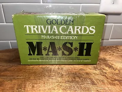 Mash Trivia Card Game Edition 1984 Golden 100% Complete Tv Series Show Vintage • $14.98