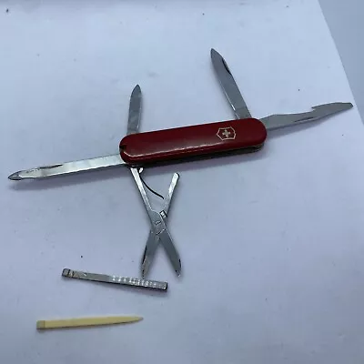 #756 Red Victorinox Swiss Army Executive Knife - Orange Peeler Tool Rare • $64.90