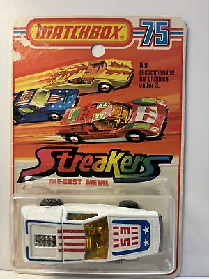 Vintage 1972 Matchbox Superfast Tanzara Mint On Streakers Card • $6.99