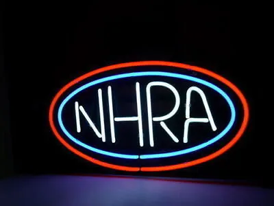 NHRA Drag Racing Car 14  Neon Light Sign Lamp Decor Real Glass Windows Artwork • $79.78